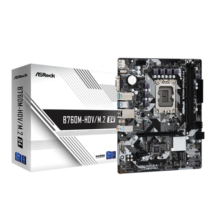 ASROCK B760M-HDV D4 1700 LGA