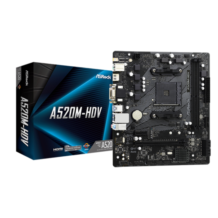 ASROCK A520M-HDV D4 AMD