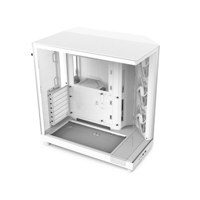 NZXT H6 FLOW COMPACT DUAL-CHAMBER ATX WHITE CASE