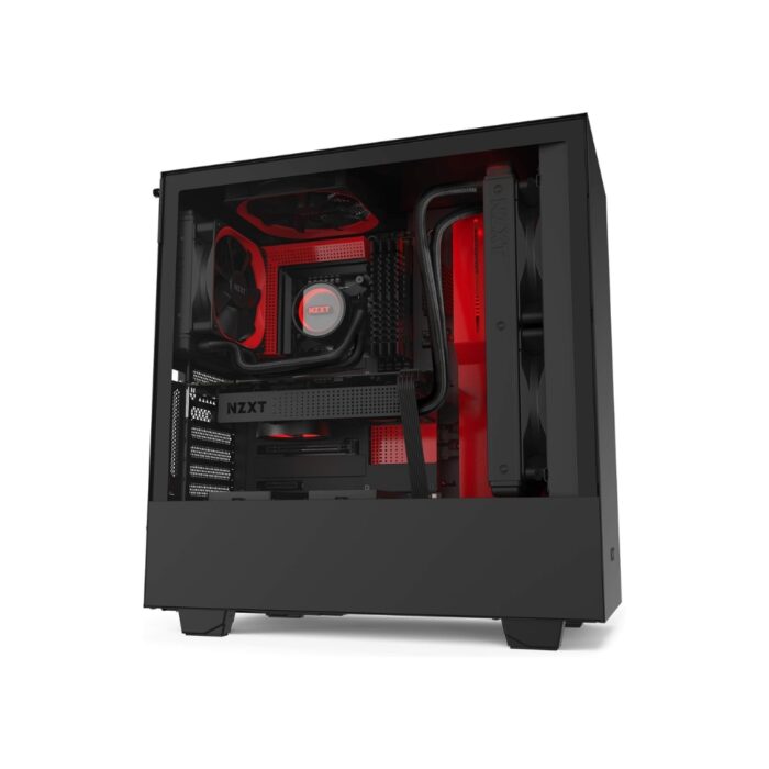 NZXT H510i MATTE GAMING MID-TOWER BLACK/RED CASE