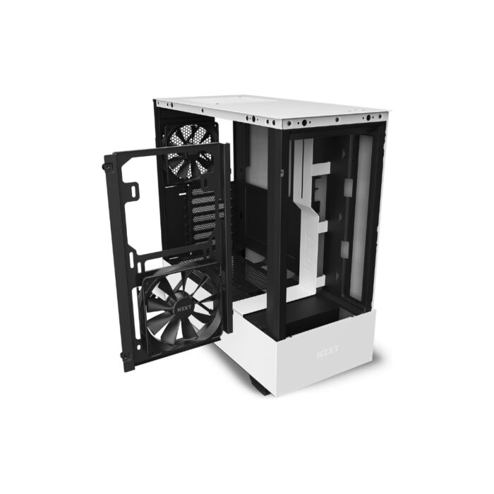 NZXT H510 FLOW EDITION ATX  GAMING MID-TOWER WHITE CASE - Image 5