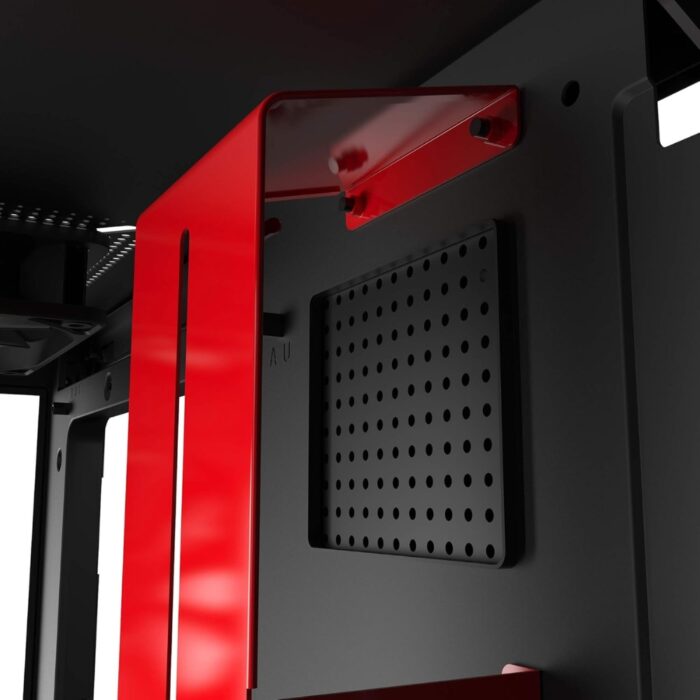 NZXT H510i MATTE GAMING MID-TOWER BLACK/RED CASE - Image 2