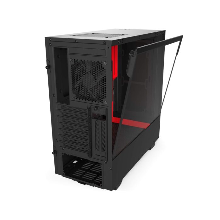 NZXT H510i MATTE GAMING MID-TOWER BLACK/RED CASE - Image 3