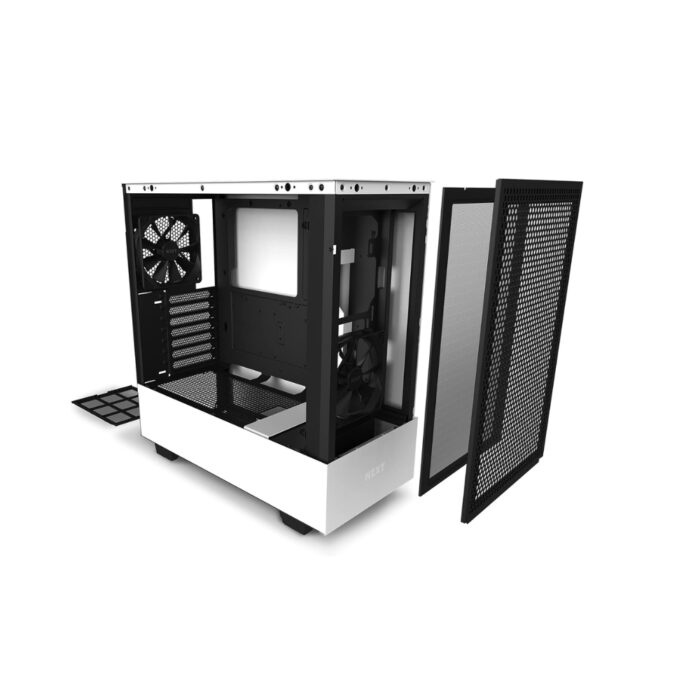 NZXT H510 FLOW EDITION ATX  GAMING MID-TOWER WHITE CASE - Image 6