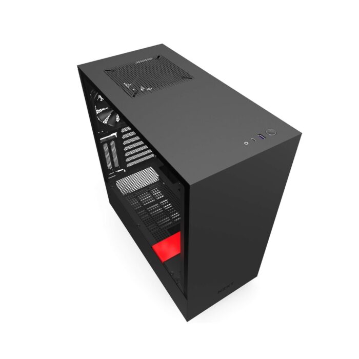 NZXT H510i MATTE GAMING MID-TOWER BLACK/RED CASE - Image 4