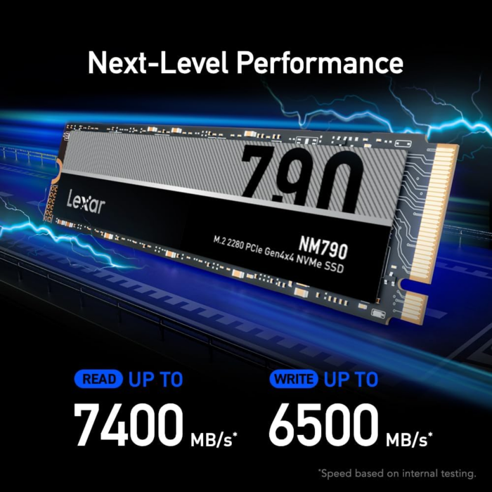 LEXAR 790 NVME M.2 4TB 7400 SSD - Image 2