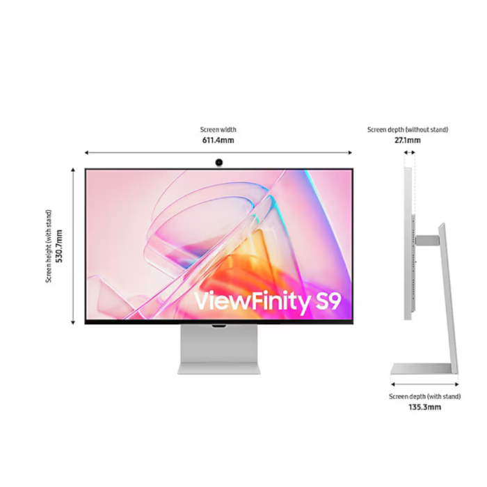 SAMSUNG Monitor27 LS27C902PA IPS SMART 5K 5Ms HDR10 VIEW FINITY S9 1B COLOR CAMERA - Image 2