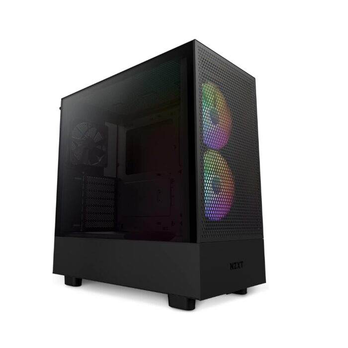 NZXT H5 FLOW RGB EDITION ATX MID TOWER  CASE-BLACK