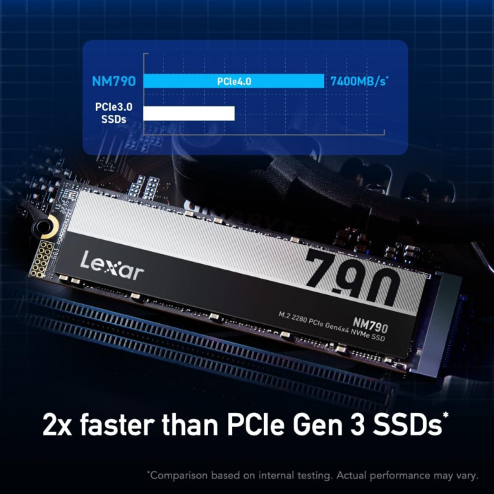 LEXAR 790 NVME M.2 4TB 7400 SSD - Image 3