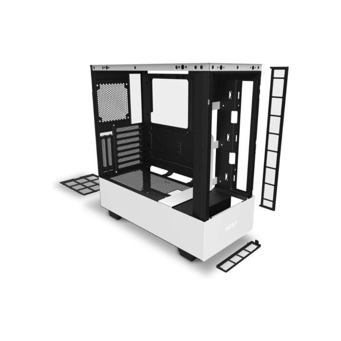 NZXT H510 ELITE  TEMPERED GLASS CASE WHITE - Image 3