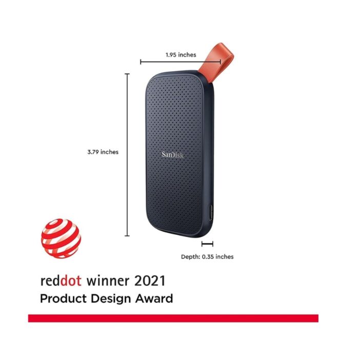 SANDISK Portable SSD 2TB 2.5 E30 520 MB/S - Image 3