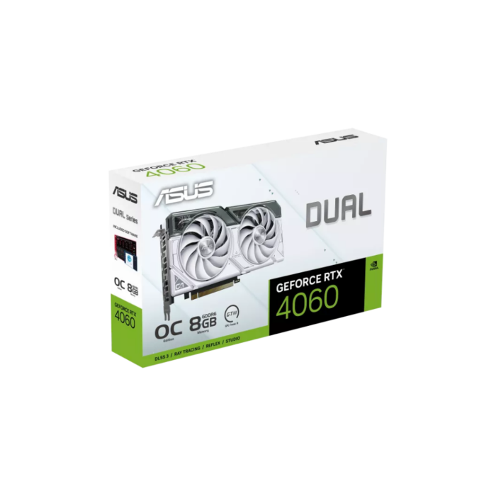 ASUS DUAL RTX 4060 OC WHITE D6 8/128