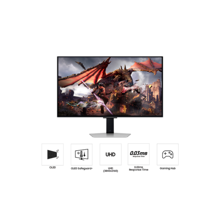 SAMSUNG Monitor 32 LS32DG802SM 4K 240Hz 0.03Ms OLED - Image 4