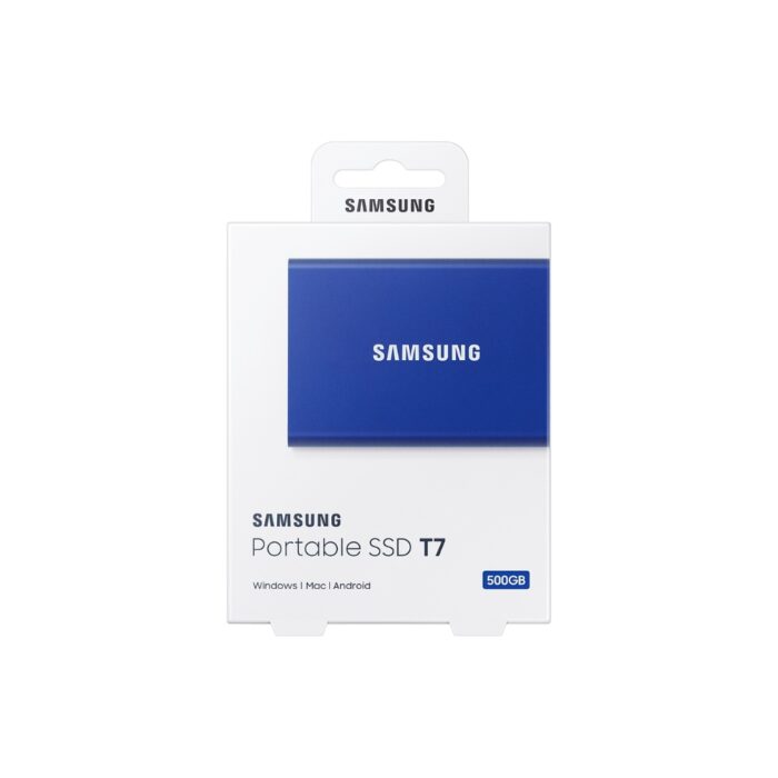 SAMSUNG Portable SSD T7 500GB - BLUE