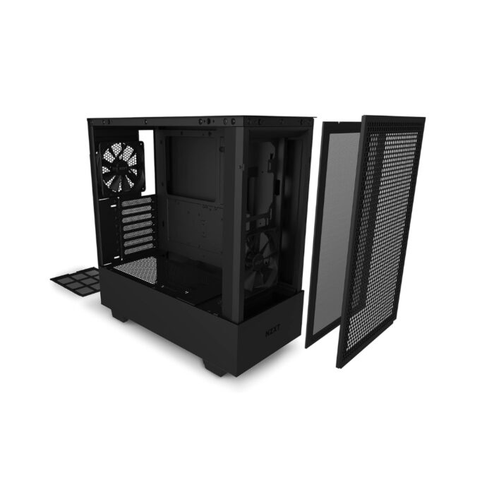 NZXT H510 FLOW EDITION ATX  GAMING MID-TOWER BLACK CASE - Image 7