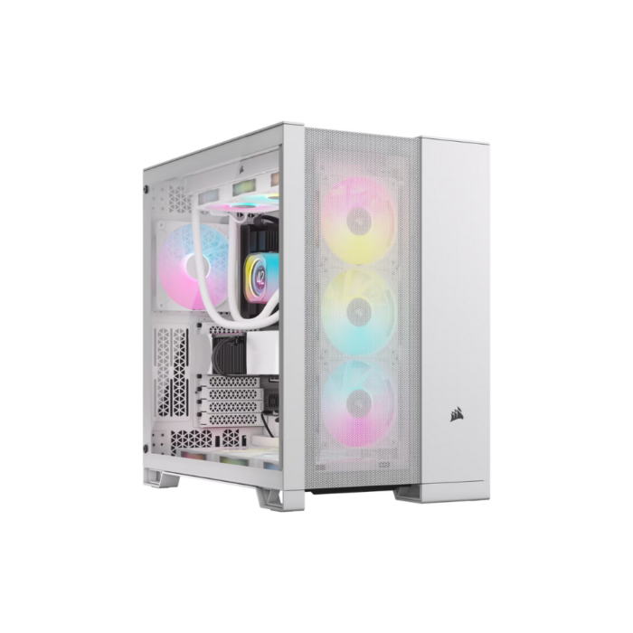 CORSAIR 6500D AIRFLOW TEMPERED GLASS MT CASE WHITE