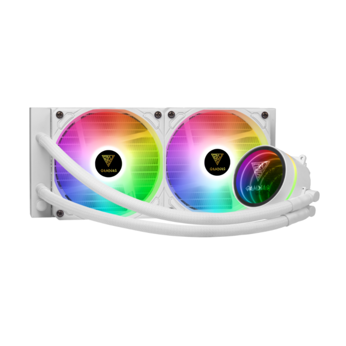 FAN COOLING LIQUID GAMDIAS CHIONE M3-240 RGB WHITE