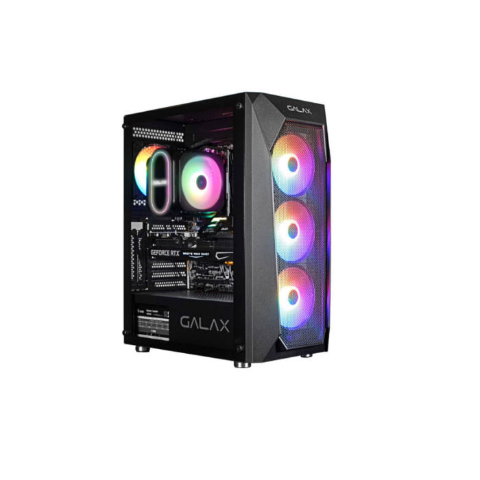 GALAX REVOLUTION-05 ARGB CASE 4 FAN BLACK