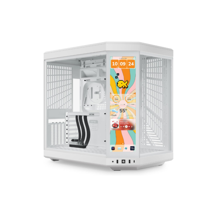 HYTE Y70 TOUCH INFINITE ATX MID TOWER CASE - SNOW WHITE