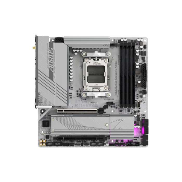 GIGABYTE B650M AORUS ELITE AX DDR5 AMD ICE - Image 2