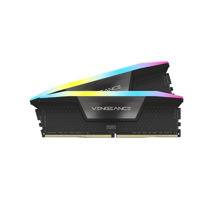 DDR5 CORSAIR VENGEANCE RGB KIT 2X32 6000 C38-BLACK