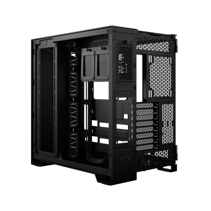 CORSAIR 6500X TEMPERED GLASS MT CASE BLACK - Image 2