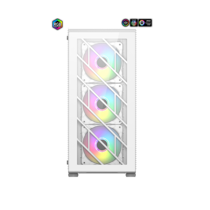 FSP CMT192 ATX RGB CASE  WHITE - Image 2