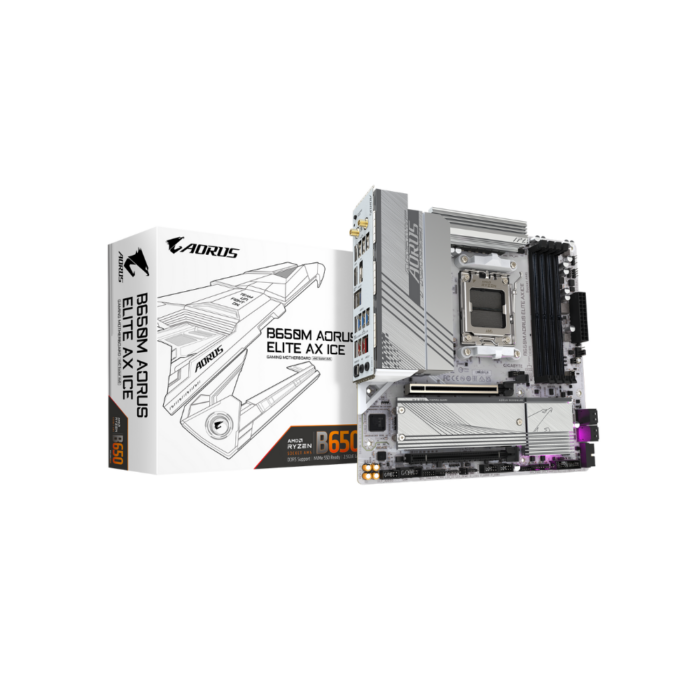 GIGABYTE B650M AORUS ELITE AX DDR5 AMD ICE