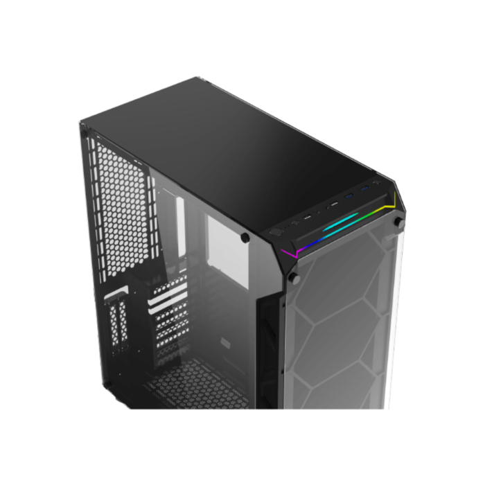 CASE XIGMATEK OVERTAKE TEMPERED GLASS 4+2FAN RGB FULL TOWER - Image 3