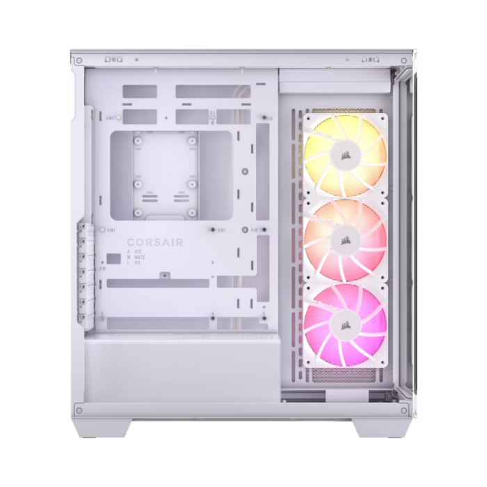 CORSAIR 3500X ARGB TEMPERED GLASS MT CASE  WHITE - Image 3