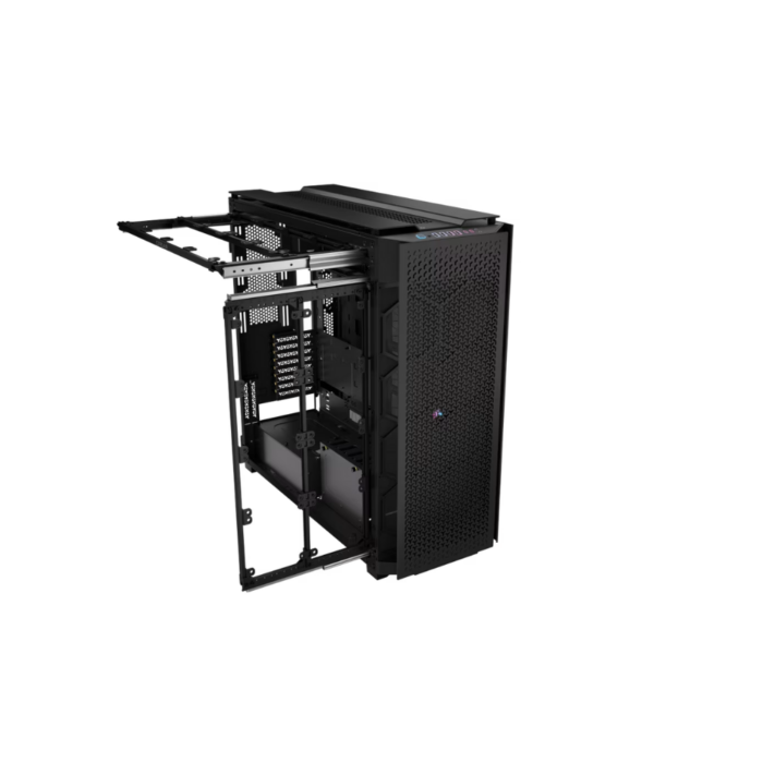 CORSAIR 9000D ICUE LINK AIRFLOW  SUPER-TOWER TEMP-GLASS CASE BLACK - Image 2