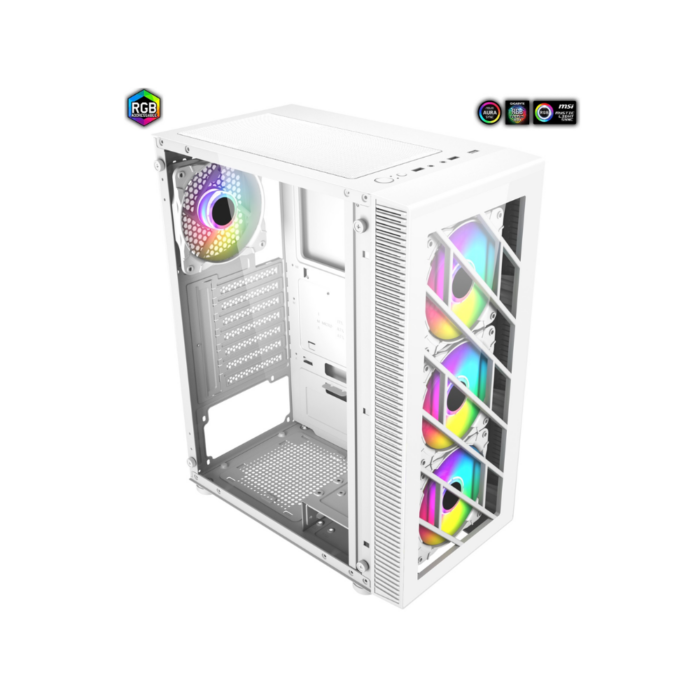 FSP CMT192 ATX RGB CASE  WHITE - Image 3