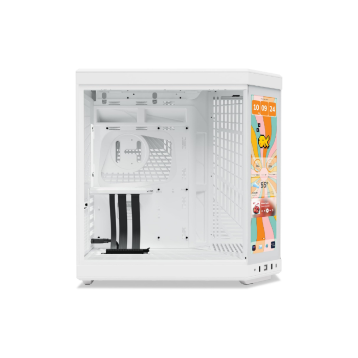 HYTE Y70 TOUCH INFINITE ATX MID TOWER CASE - SNOW WHITE - Image 3