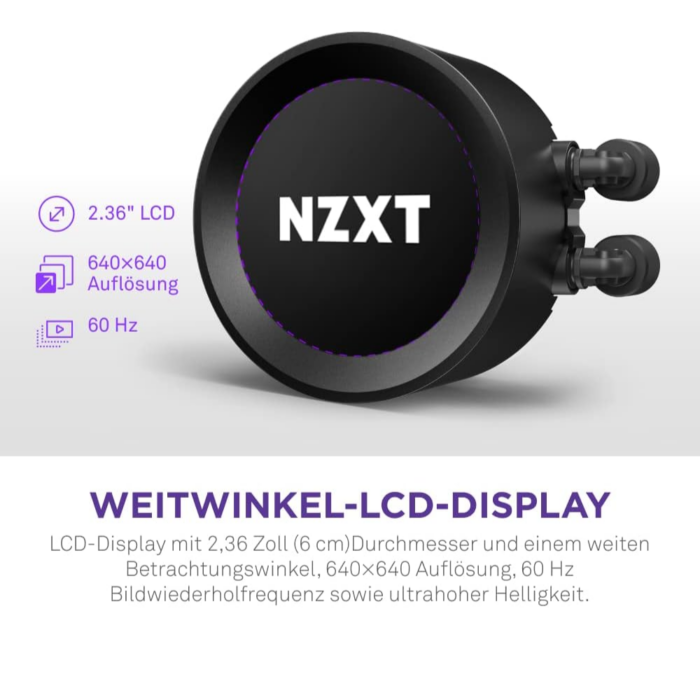 NZXT Kraken Elite RGB 360 Liquid Cooler-Black - Image 3