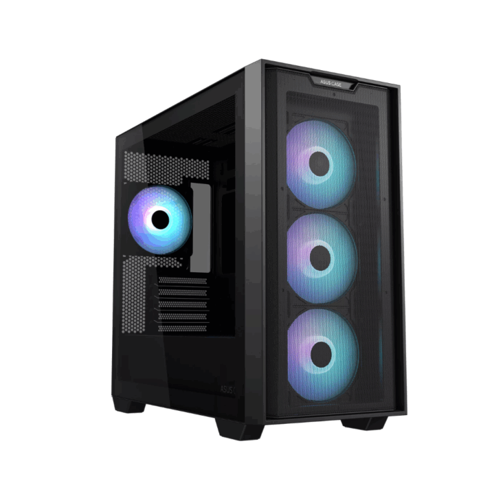 CASE ASUS A21 PLUS TG ARGB BLACK