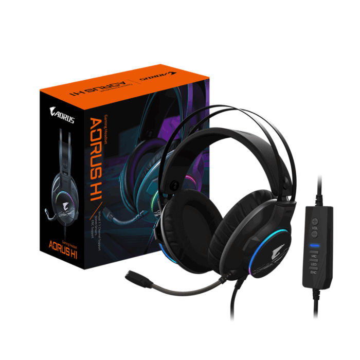 HEADSET GIGABYTE AORUS H1 USB