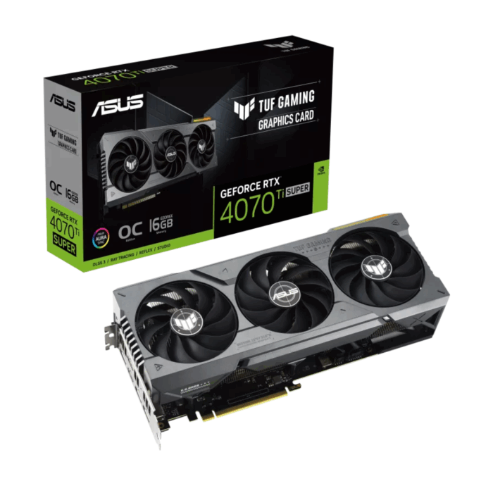 VC NVD ASUS RTX 4070TI SUPER TUF GAMING OC 16/256