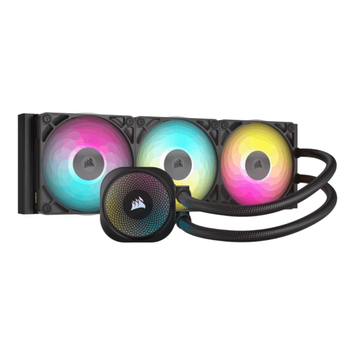 FAN COOLING LIQUID CORSAIR ICUE LINK TITAN 360 B RX RGB AIO 360mm CW-9061018-WW - Image 2