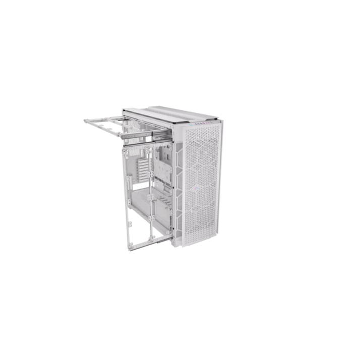 CORSAIR 9000D ICUE LINK AIRFLOW  SUPER-TOWER TEMP-GLASS CASE WHITE - Image 2