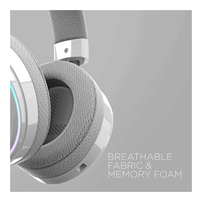 HEADSET GALAX HOF MAESTRO H1 GLOSS 7.1 RGB WIHTE USB - Image 3