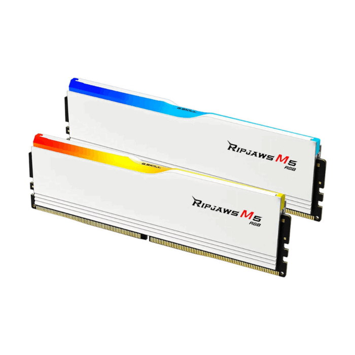 RAM DDR5 KIT 2x32GB 5600 GSKILL RIPJAWS M5 RGB White XMP - Image 3