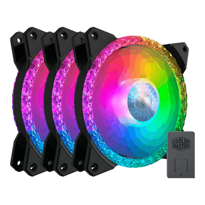 FAN CASE COOLERMASTER MF120MM PRISMATIC 3IN1