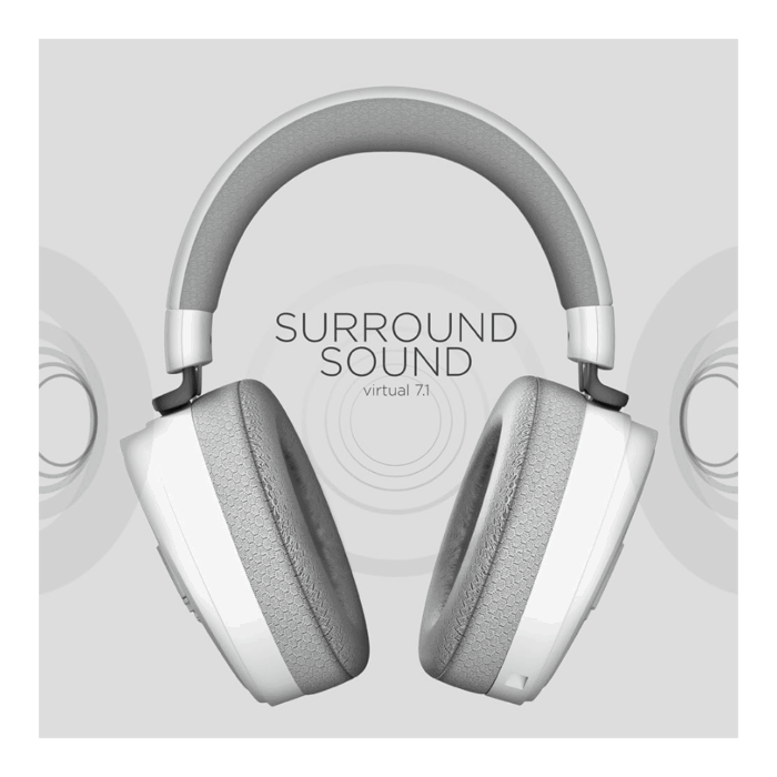 HEADSET GALAX HOF MAESTRO H1 MATTE 7.1 RGB WHITE USB - Image 3