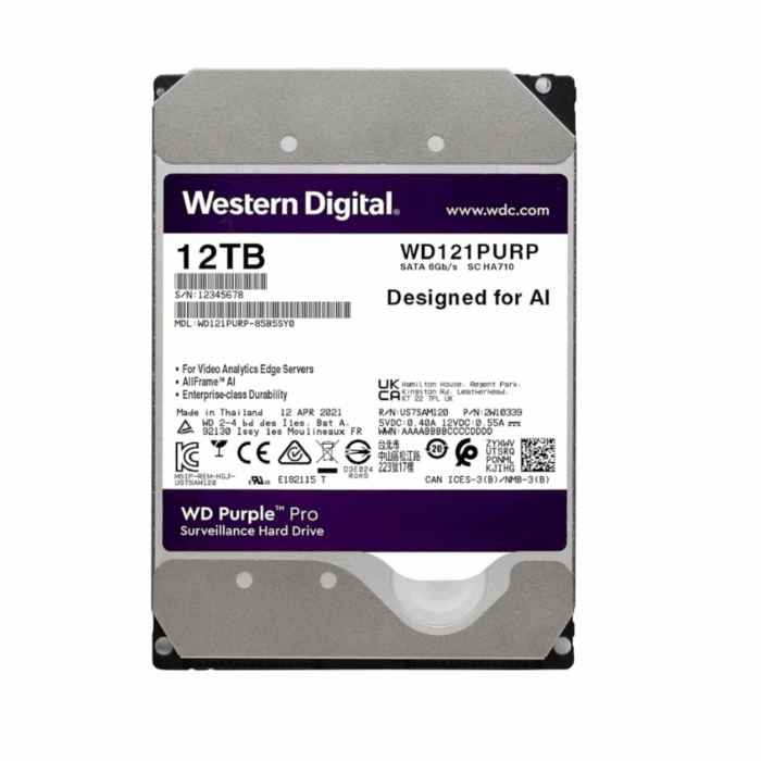 HDD WD 12 TB PURPLE PRO ME - Image 2