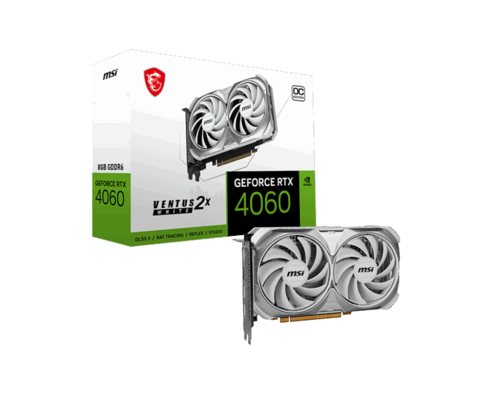 MSI RTX 4060 VENTUS 2X OC 8/128 WHITE