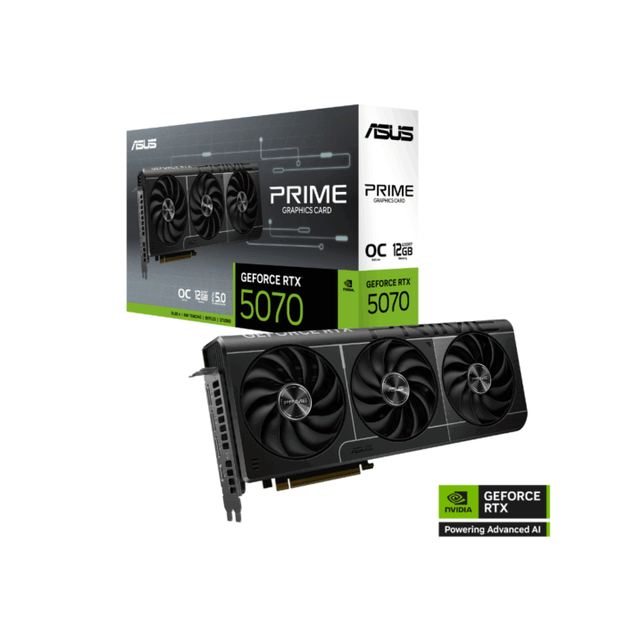 ASUS PRIME GeForce RTX™ 5070 12GB GDDR7 OC Edition